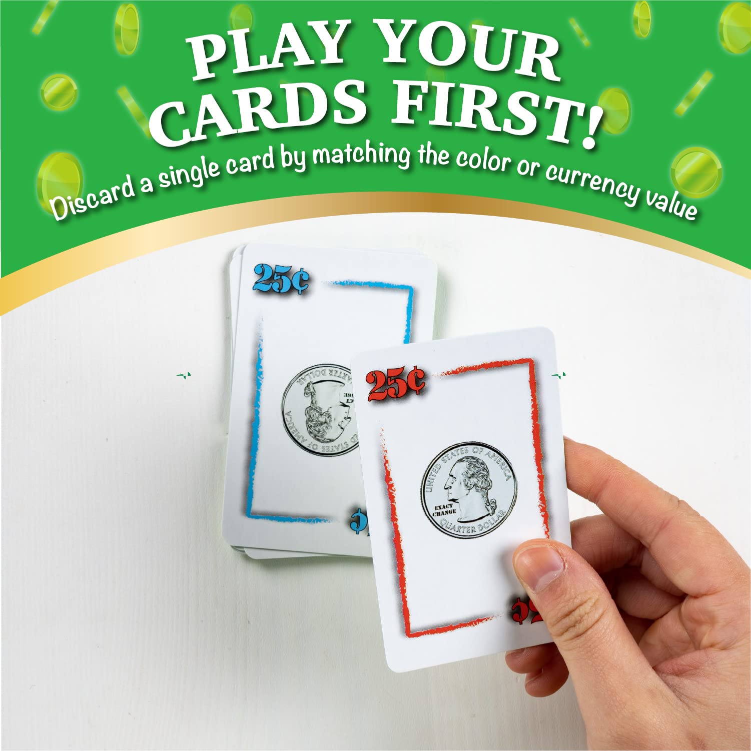 Exact Change Card Game - Educational Money Counting Game for Kids