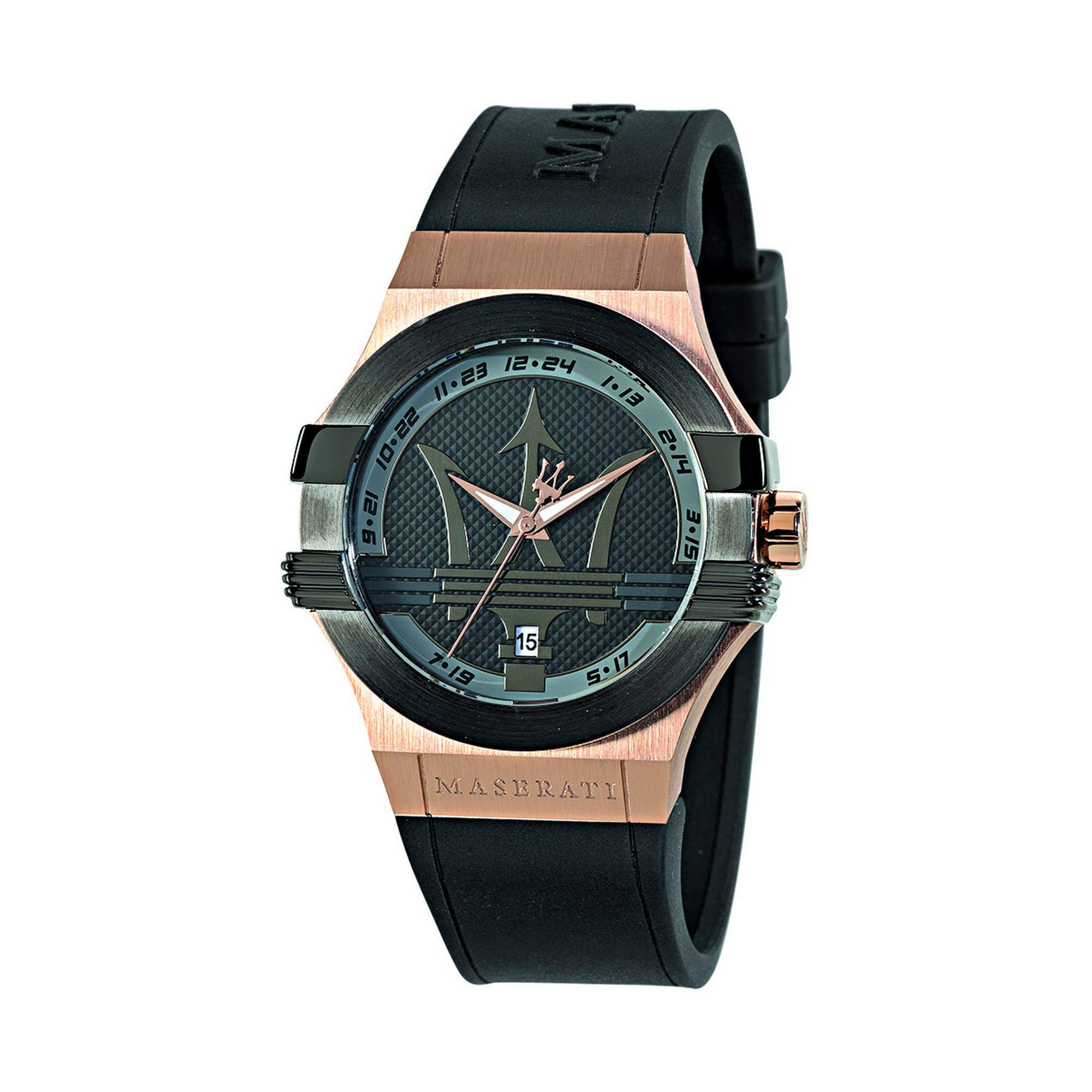 Maserati Men's R8851108002 Potenza Analog Display Analog Quartz Black Watch