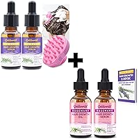 Rosemary Oil for Hair Growth,Hair Growth Serum Products w/Scalp Massager