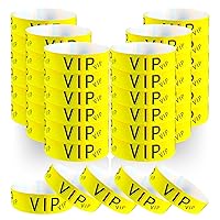 VIP Plastic Wristbands -1000 Count Disposable Party Identification Wristbands Waterproof Colored Party Bracelets for Events Concerts Fairs Festivals(Glitter Gold)