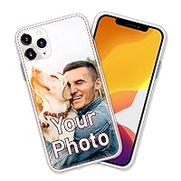 Personalized Design Your Own Picture Photo Custom Customized Phone Case Cover Compatible with iPhone 6 6s 7 8 Plus SE 2020 X XS XR 11 12 Mini Pro Max Samsung Galaxy S9 S10 S20 S21