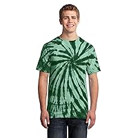 Port & Company - Tie-Dye Tee. PC147, Forest Green L
