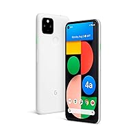 Google Pixel 4a with 5G - Android Phone - New Unlocked Smartphone with Night Sight and Ultrawide Lens - Clearly White