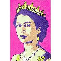 Queen Elizabeth II Portrait Bright Pop Wall Art Poster Modern Wall Decor Home Bedroom Living Room Family Decorative Queen Poster Painting British Monarch Cool Wall Decor Art Print Poster 12x18