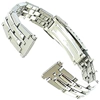14-16mm Speidel Silver Stainless Steel Security Clasp Watch Band 1872/00