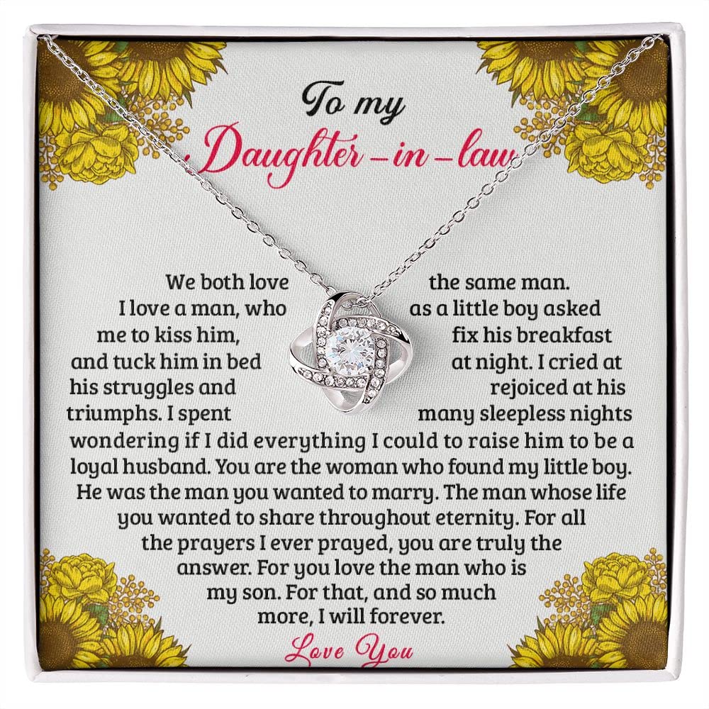 Daughter in law gifts - Best Birthday Gifts for daughter in law necklace - Christmas Gifts