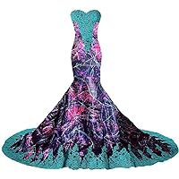 Camo and Lace Mermaid Bridal Reception Dress Prom Gowns