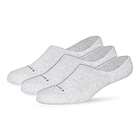 Comrad 3-Pack No Show Socks with Targeted Arch Compression - Soft & Breathable Combed Cotton Support Socks for Men & Women