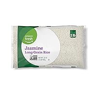 Amazon Fresh, Jasmine Long Grain Rice, 2 Lb (Previously Happy Belly, Packaging May Vary)