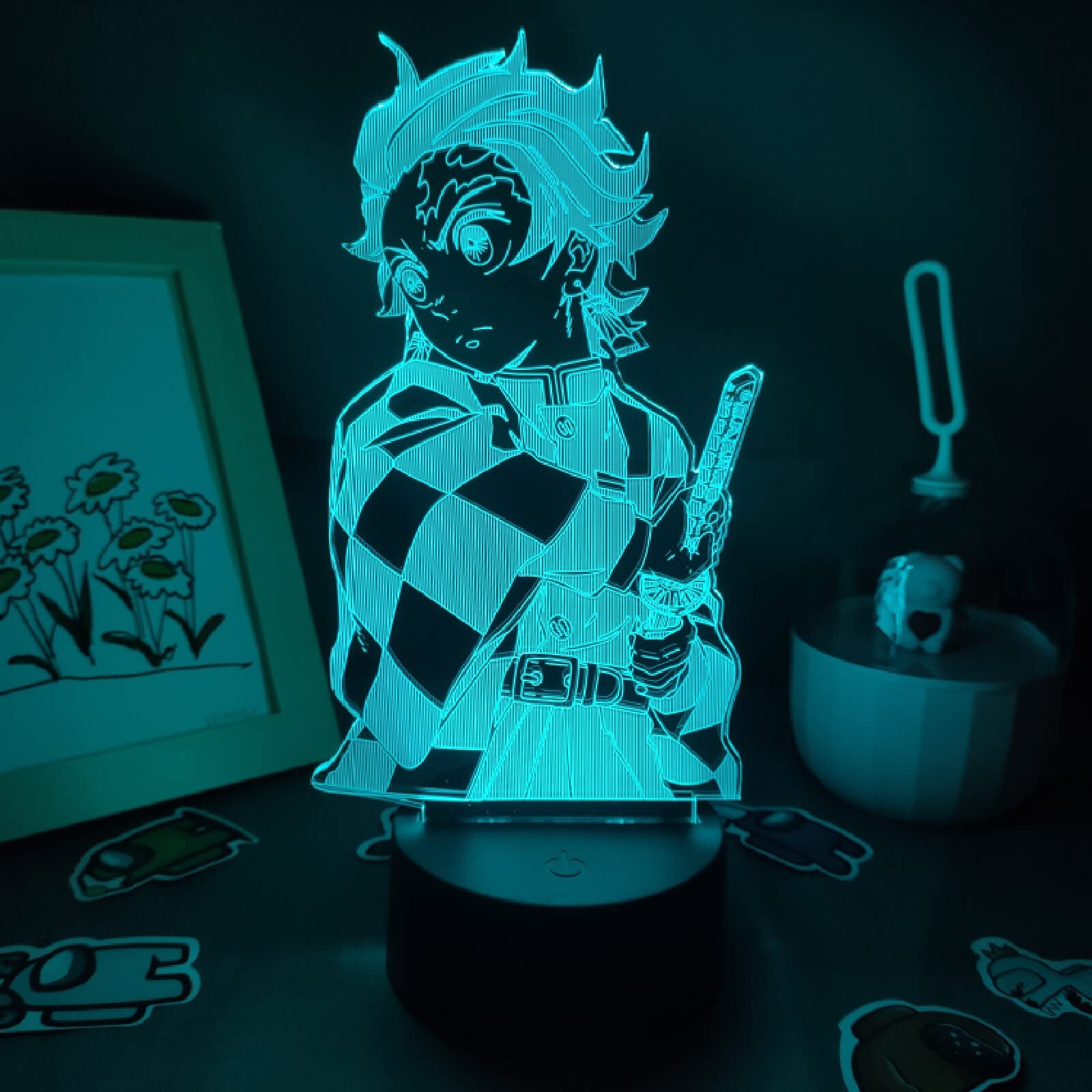 ComicSense Monkey D. Luffy Kid Chibi One Piece Anime 3D Illusion LED lamp  -16 Colour Modes with Remote and USB Cable Table Lamp Price in India - Buy  ComicSense Monkey D. Luffy