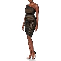 Speechless Women's One Shoulder Ruched Bodycon Party Dress