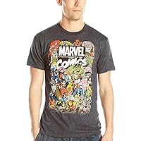 Marvel Men's Avengers Comics Crew T-Shirt