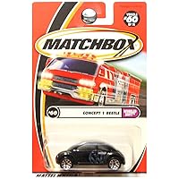 Matchbox 2001 Wheeled Envy Volkswagen VW Concept 1 Beetle Bug Black #60
