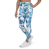 Danskin Women's Ice Dye Printed 7/8 Legging