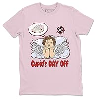 Force 1 Valentine's Day Design Cupids Day Off Sneaker Matching T-Shirt