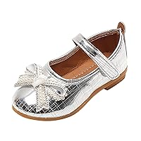 Girls Wedge Shoes Size 12 Fashion Autumn Girls Casual Shoes Flat Lightweight Pearl Rhinestone Bow High Boots