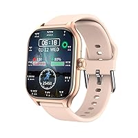 Fitness Tracker Smart Watches for Women Bluetooth Smartwatch for iOS and Android Phones (Answer/Make Calls) 2.01