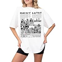 Best Mom Upload Photo T Shirt, Gifts for Mom, Personalized Photo T-Shirt, Gifts for Mom Mother from Son Daughter, Gifts for Mother's Day Multicolor