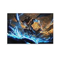 Azula (Avatar) ， Avatar The Last Airbender Poster, Hot Japanese Korea Anime And Manga Poster HD Modern Family Bedroom Office Decor Canvas Posters 16x24inch(40x60cm)