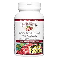 GrapeSeedRich Grape Seed Extract, Antioxidant Support for Healthy Inflammatory Response, 120 Capsules