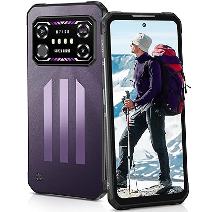 IIIF150 Air1 Ultra (2023) Rugged Smartphone, 16GB+256GB, 6.58'' FHD+ 120Hz Mobile Phones, 64MP+20MP Night Vision Camera, Helio G99, Android 12 Phone, Thermometer/5000mAh/4G Dual SIM/NFC, IP68/IP69K