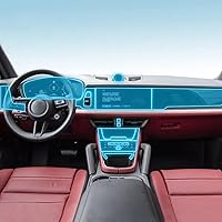Car Interior Center Console Transparent TPU Protective Film Anti-Scratch Repair Film Accessories PPF,for Porsche Cayenne 2024