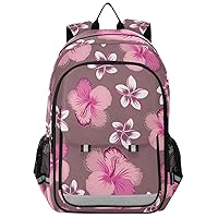 ALAZA Floral Pattern in Pink Casual Daypacks Bookbag Bag