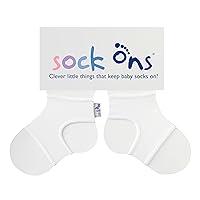 Keep Baby Socks On White (SM 0-6)