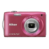 Nikon COOLPIX S3300 16 MP Digital Camera with 6x Zoom NIKKOR Glass Lens and 2.7-inch LCD (Pink)