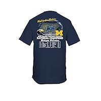 Michigan Wolverines Football 2023 National Championship Recap Short Sleeve T-Shirt