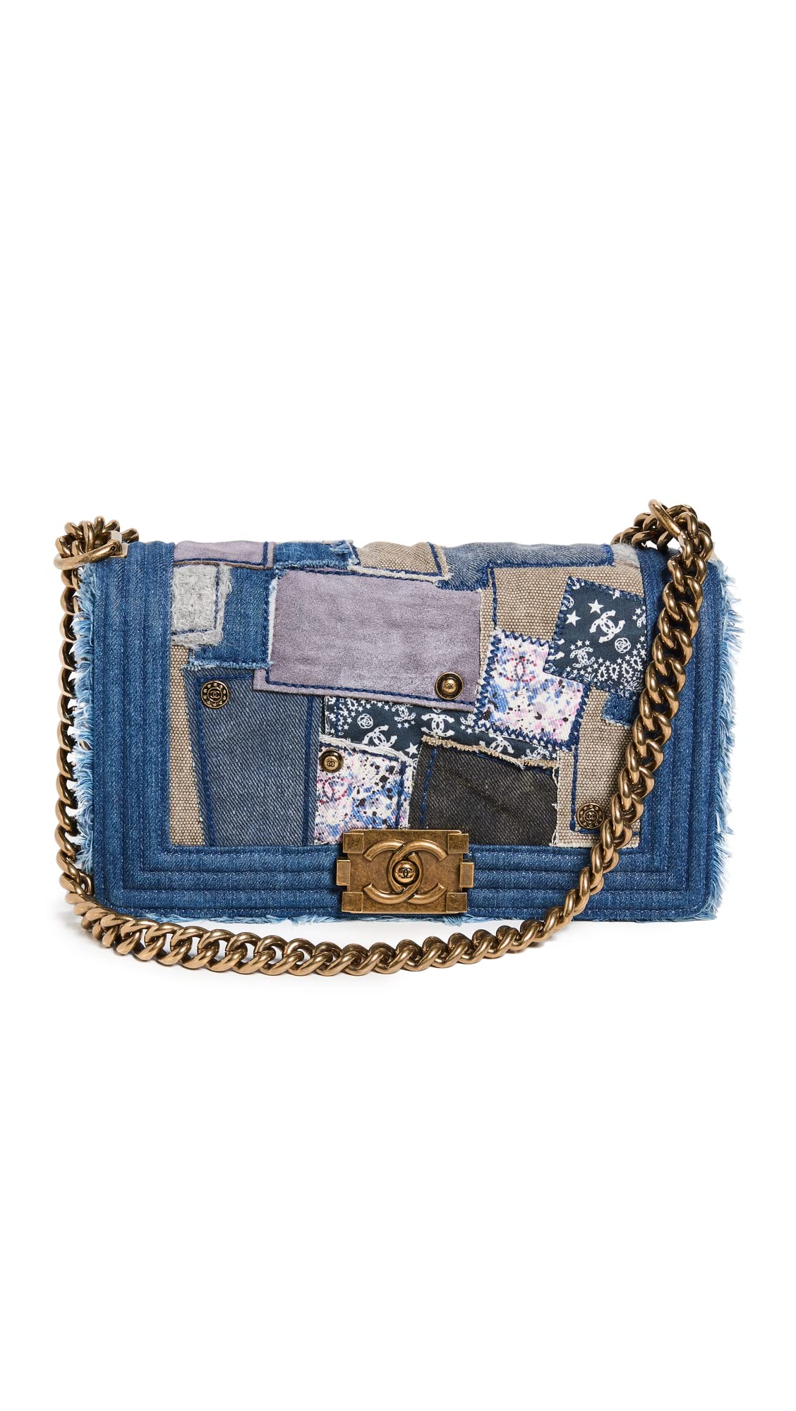 Chanel Blue Quilted Denim Mini Classic Flap Bag Brushed Gold Hardware  Available For Immediate Sale At Sothebys