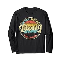 Doug Man Myth Legend Men Personalized Name Long Sleeve T-Shirt