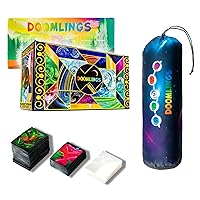 Doomlings Deluxe Card Game Bundle, Fun Family Card Game for Adults, Teens & Kids | Includes Playmat, 5 Expansions, 3 Mystery Holofoils, Carrying Bag & 300 Doomsleeves
