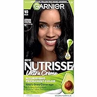 Nutrisse Haircolor Creme, Black [10] 1 ea (Pack of 2) Garnier Nutrisse Haircolor Creme, Black [10] 1 ea (Pack of 2)