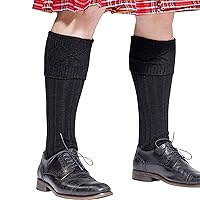 Traditional Scottish Kilt Hose for Men, Available in 5 Colors and 4 Sizes