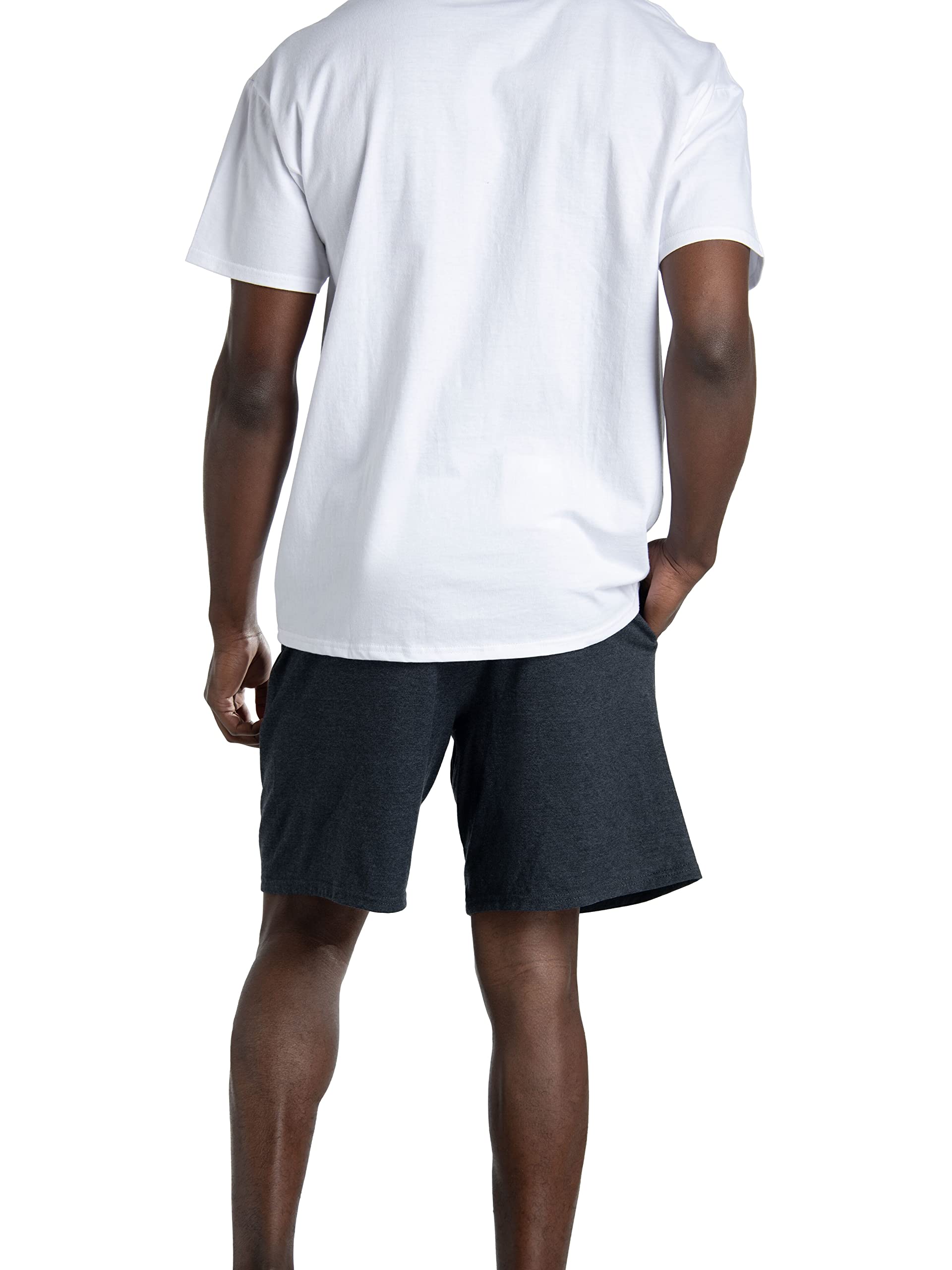 Fruit of the Loom Men's Eversoft Cotton Shorts with Pockets (S-4XL)