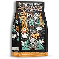 Bones Coffee Company Maple Bacon Flavored Ground Coffee Beans | 12 oz Medium Roast Arabica Low Acid Coffee | Gourmet Coffee (Ground)