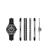 Skechers Women's Quartz Watch and Stackable Bracelet Gift Set