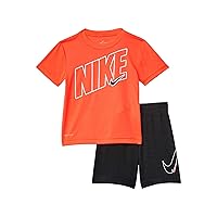 Nike Little Boys Dri-FIT Graphic Tee & Shorts 2 Piece Set 66h589