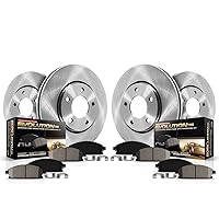 Power Stop KOE6796 Autospecialty Front and Rear Replacement Brake Kit-OE Brake Rotors & Ceramic Brake Pads