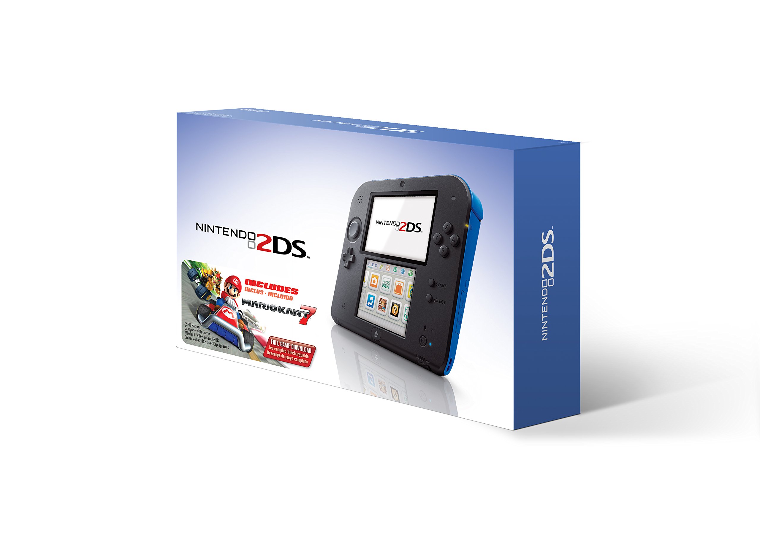 Nintendo 2DS Handheld System with Mario Kart 7 - Electric Blue