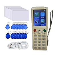 NFC RFID Card Copier, New Upgrade RFID Wifi Card Reader Copier 13.56Mhz ID Card Copier Rfid Duplicator Writer with Writable T5577 RFID Card and Key Fob Tag Handheld RFID Reader for Door Access Control