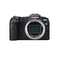 EOS RP Full Frame Mirrorless Vlogging Portable Digital Camera with 26.2MP Full-Frame CMOS Sensor, Wi-Fi, Bluetooth, 4K Video Recording and 3.0” Vari-Angle Touch LCD Screen, Body, Black,