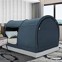 LEEDOR Bed Tent Dream Tents Bed Canopy Shelter Cabin Indoor Privacy Warm Breathable Pop Up Twin Size for Kids and Adult Patent Pending(Mattress Not Included)