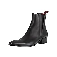 Men's Carlito Leather Boots, Black
