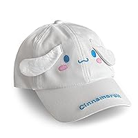 Anime Cute Baseball Cap for Girls Boys Adjustable Cartoon Plush Baseball Hat for Women Men Printed Cotton Dad Hat
