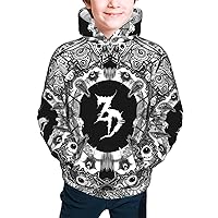 INSIDEHOME Kids Novelty 3D Graphic Pullover Hoodie Sweatshirts with Pocket
