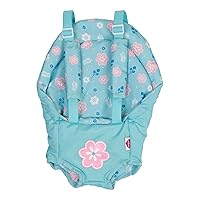 ADORA Baby Doll Carrier with Adjustable Straps and Machine Washable Material, Fits Dolls & Stuffed Animals Up to 20 inches, Birthday Gift for Ages 2+ - Flower Power