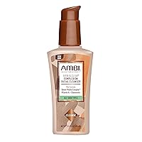 Ambi Even & Clear Vitamin C Serum, Facial Cleanser & Skin Care Bundle with Sweet Potato, Green Tea, 1 Ounce Serum & 3.5 Ounce Cleanser