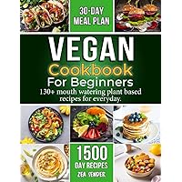 Vegan Cookbook: 130+ Mouth-Watering Plant Based Recipes for Every Day